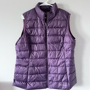 Eddie Bauer Purple Down Vest